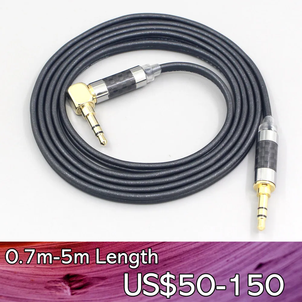 

LN007659 Black XLR Black 99% Pure PCOCC Earphone Cable For Fostex T50RP Mk3 T40RP Mk2 T20RP Mk2 Dekoni Audio Blue Headphone