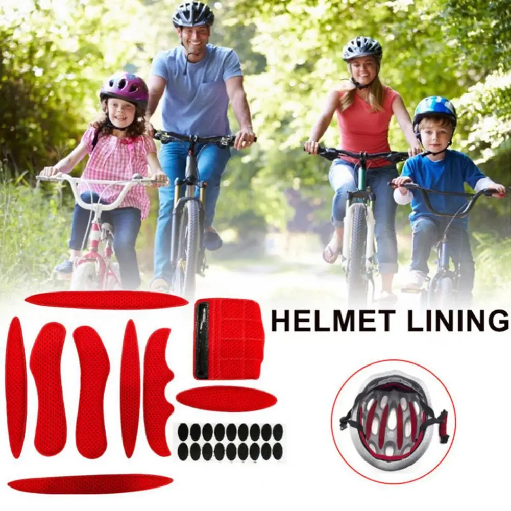 27Pcs/Set Sponge Helmet Pad Washable Soft Detachable Helmet Inner Padding for Cycling
27Pcs/Set Sponge Helmet Pad Washable Soft Detachable Helmet Inner Padding for Cycling