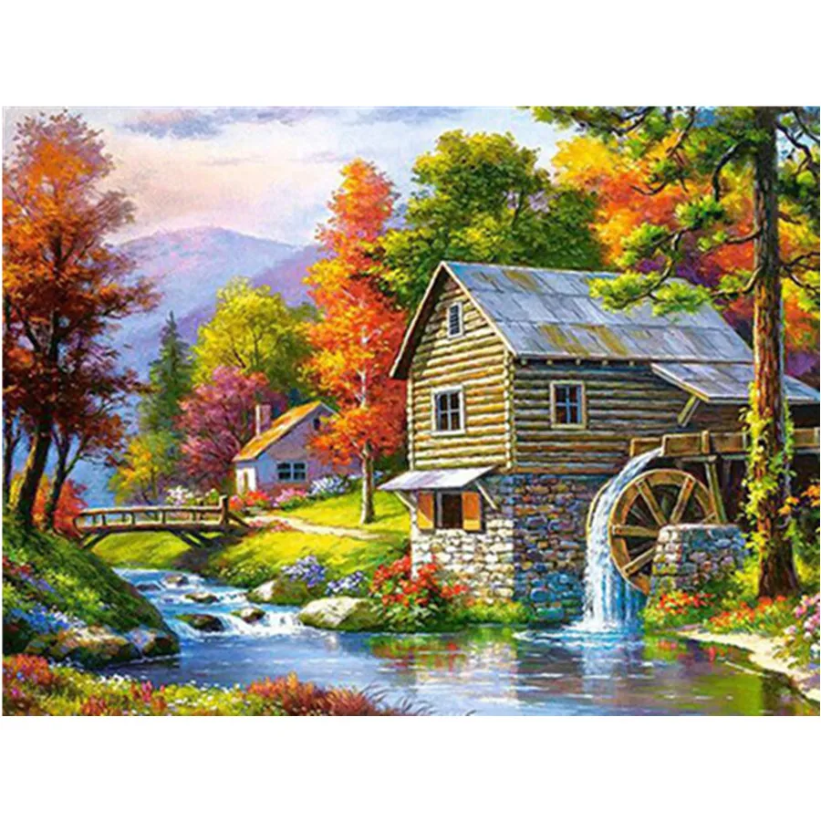 Diamond Painting Kit Full Round Drill Forest Hut With Sea View Diamond Embroidery Mosaic Cross Stitch Home Decoration Gift
Diamond Painting Kit Full Round Drill Forest Hut With Sea View Diamond Embroidery Mosaic Cross Stitch Home Decoration Gift