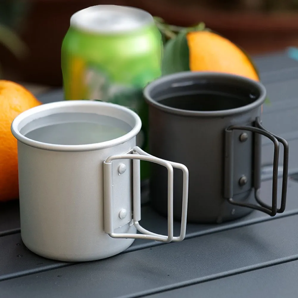 Portable Camping Mug Titanium CupWith Folding Handles Tableware Picnic Utensils Outdoor Kitchen Travel Water Cup Mug Cookware
Portable Camping Mug Titanium CupWith Folding Handles Tableware Picnic Utensils Outdoor Kitchen Travel Water Cup Mug Cookware