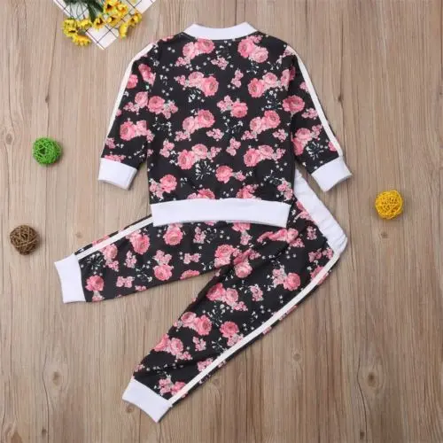 2PCS Fashion Girls Floral Sportswear Set 2Y-7Y Casual Sportswear Kids Baby Girl Clothes Infant shirt Tops Pant Outfit Tracksuit
2PCS Fashion Girls Floral Sportswear Set 2Y-7Y Casual Sportswear Kids Baby Girl Clothes Infant shirt Tops Pant Outfit Tracksuit