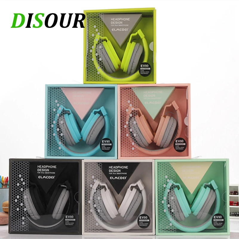 DISOUR Fashion Cute Headphone Candy Color Foldable Kids Headset With Mic Earphone 3.5MM For MP3 PC iPod iPad Phone Girl Children
DISOUR Fashion Cute Headphone Candy Color Foldable Kids Headset With Mic Earphone 3.5MM For MP3 PC iPod iPad Phone Girl Children