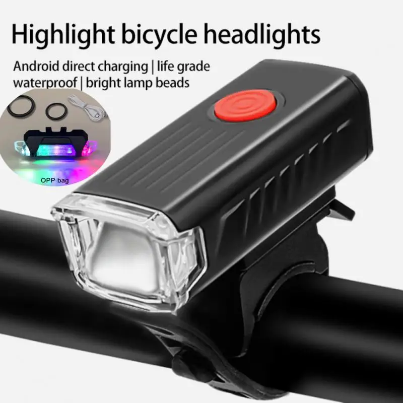 LED Bicycle Light USB Rechargeable MTB Road Cycling Warning Light Bright Waterproof Bike Front Headlight And Rear Tail Light Set
LED Bicycle Light USB Rechargeable MTB Road Cycling Warning Light Bright Waterproof Bike Front Headlight And Rear Tail Light Set