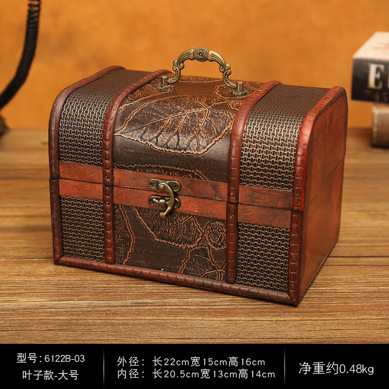 Wooden jewelry storage box film and television shooting props map storage box crafts window dust-proof decorative wooden box
Wooden jewelry storage box film and television shooting props map storage box crafts window dust-proof decorative wooden box
