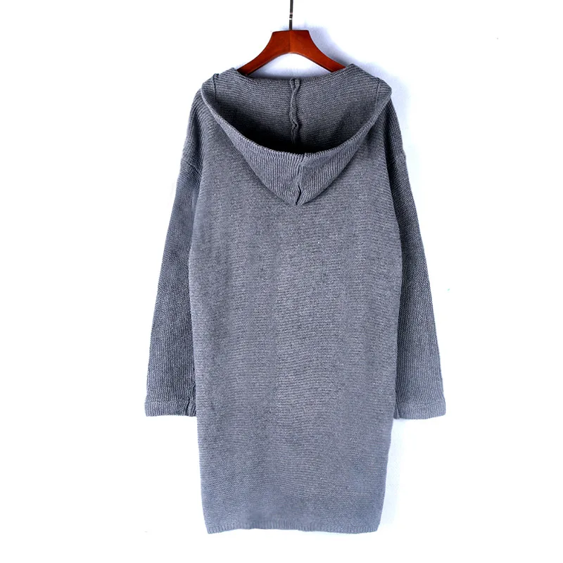 Long Cardigan Women Autumn Winter Solid Oversized Hooded Cardigans Female Keep Warm Sweater Loose Wool Knitted Coat
Long Cardigan Women Autumn Winter Solid Oversized Hooded Cardigans Female Keep Warm Sweater Loose Wool Knitted Coat