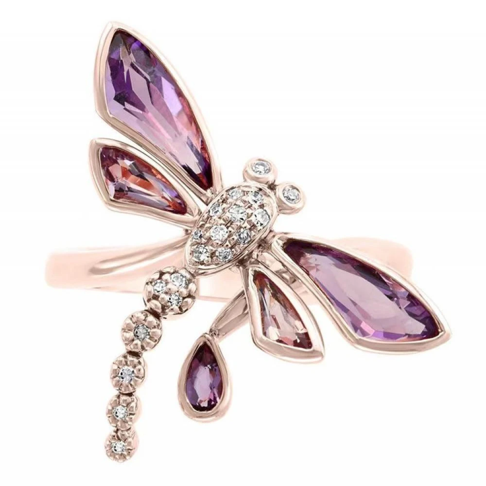 New Creative High Quality Dragonfly Purple Zircon Ring Fashion Ladies Casual Wedding Party Geometric Animal Ring Jewelry
New Creative High Quality Dragonfly Purple Zircon Ring Fashion Ladies Casual Wedding Party Geometric Animal Ring Jewelry