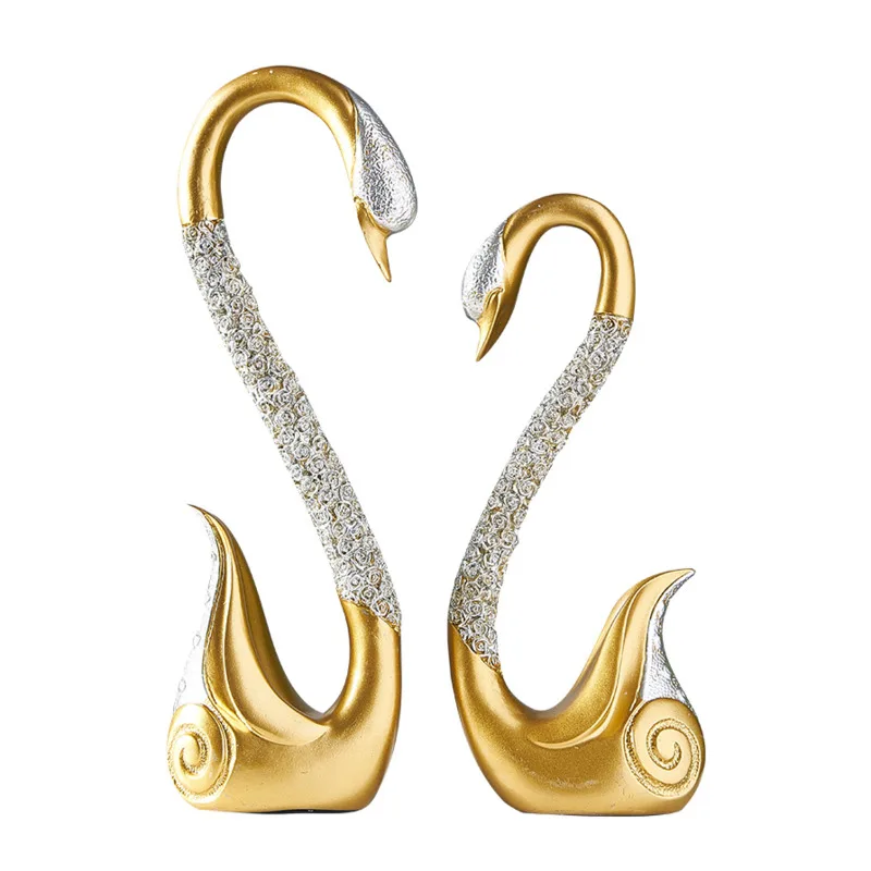 New Home Decoration Accessories A Pair Of Swan Statue Home Decor Sculpture Modern Art Ornaments Wedding Gifts For Friends Lovers
New Home Decoration Accessories A Pair Of Swan Statue Home Decor Sculpture Modern Art Ornaments Wedding Gifts For Friends Lovers
