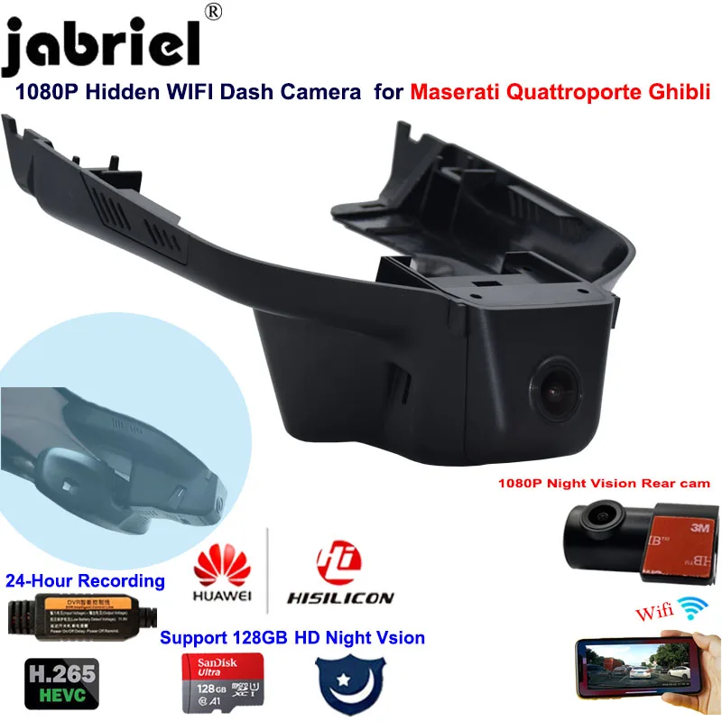 Hidden 1080P 24H Dash Camera Wifi Night Vision Car DVR Camera Recorder for Maserati Ghibli Quattroporte 2015 2016 2017 2018 2020
Hidden 1080P 24H Dash Camera Wifi Night Vision Car DVR Camera Recorder for Maserati Ghibli Quattroporte 2015 2016 2017 2018 2020