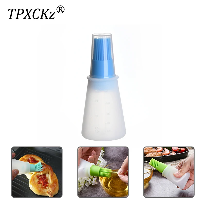 TPXCKz Oil Bottle With Brush Portable Silicone Cooking Grill Barbecue Baking Oil Honey Sauce Bottle Brush Kitchen Accessories
TPXCKz Oil Bottle With Brush Portable Silicone Cooking Grill Barbecue Baking Oil Honey Sauce Bottle Brush Kitchen Accessories