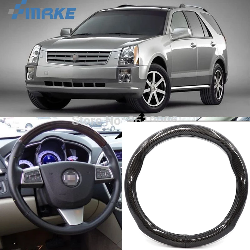 smRKE Car Accessories For Cadillac SRX Black Carbon Fiber Leather Steering Wheel Cover Sport Racing Car Styling
smRKE Car Accessories For Cadillac SRX Black Carbon Fiber Leather Steering Wheel Cover Sport Racing Car Styling
