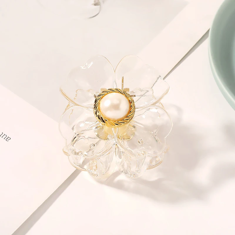 Chic Pearls Hair Claw Dlip Barrettes For Women Flower Hair Crab Clips Sweet Hairpins Headwear Girls Hair Accessories
Chic Pearls Hair Claw Dlip Barrettes For Women Flower Hair Crab Clips Sweet Hairpins Headwear Girls Hair Accessories
