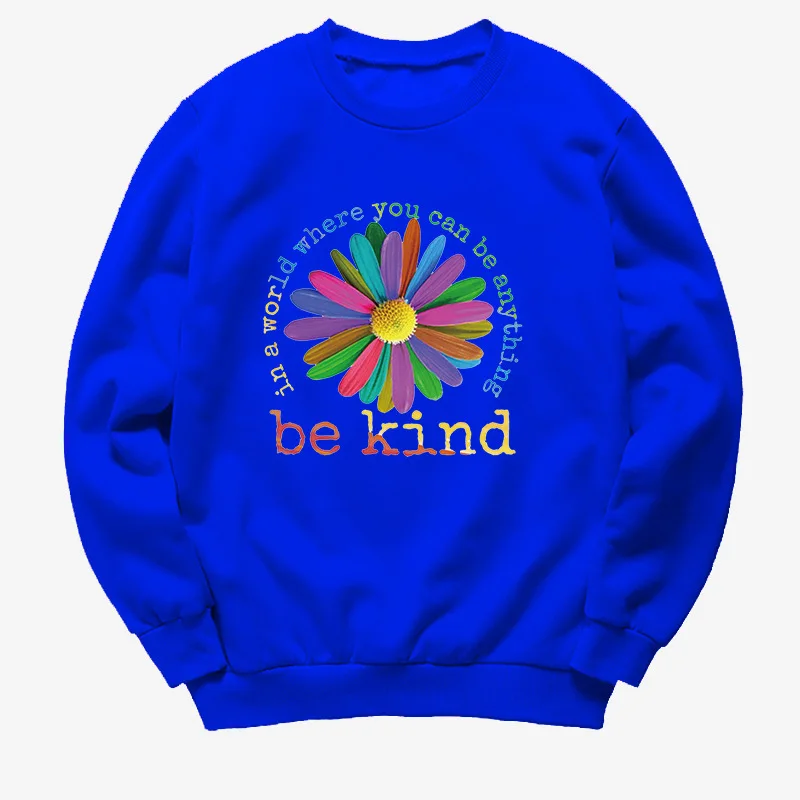 Be Kind Colorful Sunflower Printed Hoodies Women Fleece Long Sleeve O Neck Loose Sweatshirt Girls Women Hoodie Pullovers Winter
Be Kind Colorful Sunflower Printed Hoodies Women Fleece Long Sleeve O Neck Loose Sweatshirt Girls Women Hoodie Pullovers Winter