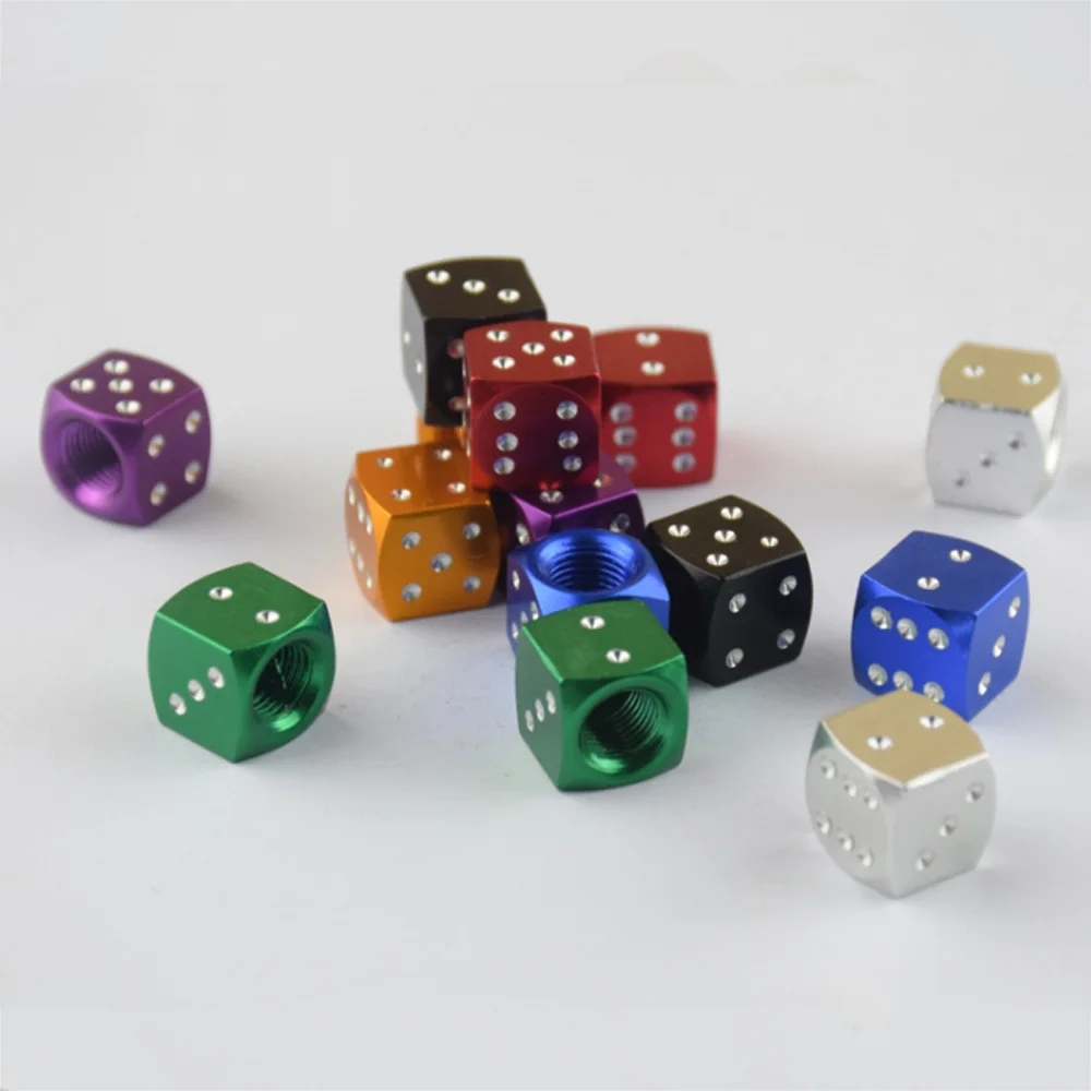 10Pcs/Lot Aluminum Alloy Car-styling AUTO Dice Dust Valve Caps Car Motorcycles Electric Cars Tire Valve Dust Cap
10Pcs/Lot Aluminum Alloy Car-styling AUTO Dice Dust Valve Caps Car Motorcycles Electric Cars Tire Valve Dust Cap