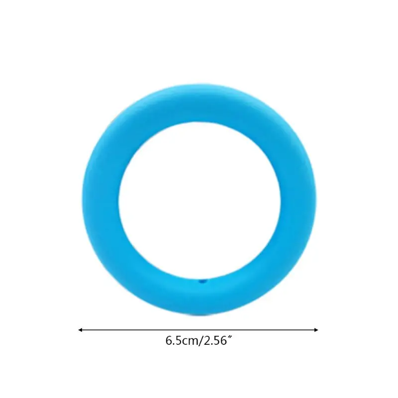 5Pcs/Pack 65mm Silicone Teether Ring Beads DIY Baby Chewable Nursing Teething Shower Gift
5Pcs/Pack 65mm Silicone Teether Ring Beads DIY Baby Chewable Nursing Teething Shower Gift
