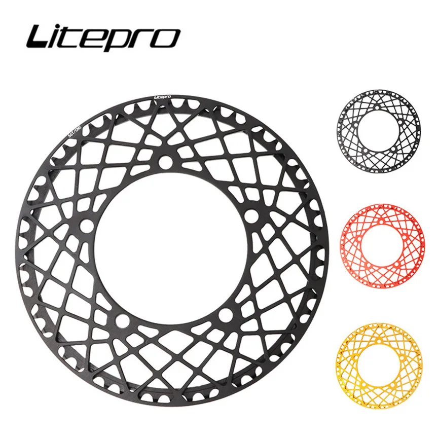 Litepro Single Disc Chainring Folding Bike Chainwheel 53/56/58T Spider Sprocket BCD130 Aluminum Alloy Crankset Road Bicycle BMX
Litepro Single Disc Chainring Folding Bike Chainwheel 53/56/58T Spider Sprocket BCD130 Aluminum Alloy Crankset Road Bicycle BMX