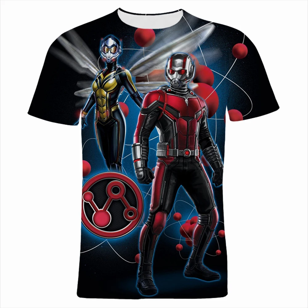 Модная Летняя мужская одежда Marvel Человек-муравей 3D принт крутые женские футболки