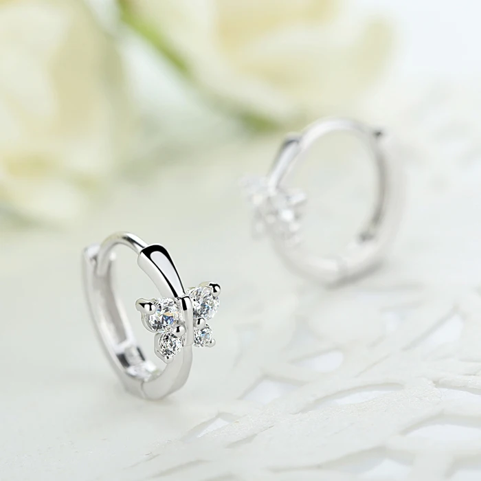 925 Sterling Silver Crystal Butterfly Stud Earrings For Women Party Wedding Jewelry Pendientes Mujer Moda eh136
925 Sterling Silver Crystal Butterfly Stud Earrings For Women Party Wedding Jewelry Pendientes Mujer Moda eh136