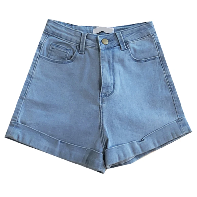 Women's White Black Solid High Waist Jeans Shorts Elastic Waist Vintage Harajuku Biker Sports Cycling Denim Shorts Summer 2021
Women's White Black Solid High Waist Jeans Shorts Elastic Waist Vintage Harajuku Biker Sports Cycling Denim Shorts Summer 2021