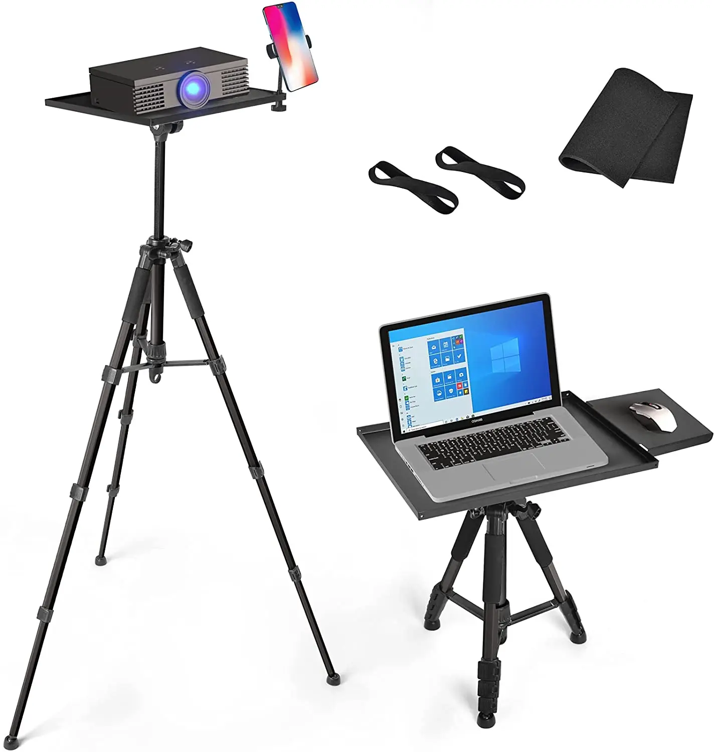 Projector Stand, Laptop Tripod Stand, Projector Tripod Stand with Tilt, Laptop Floor Stand Adjustable Height 17.6" to 51.4",
Projector Stand, Laptop Tripod Stand, Projector Tripod Stand with Tilt, Laptop Floor Stand Adjustable Height 17.6" to 51.4",