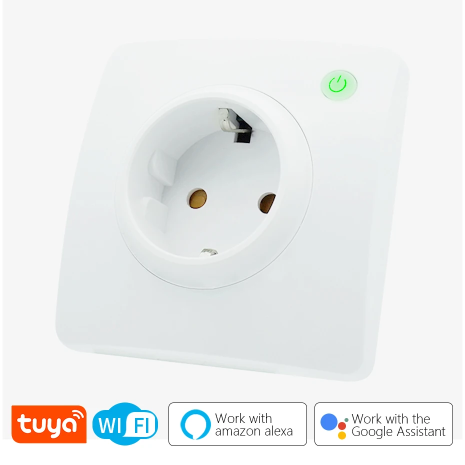 Настенная Wi-Fi розетка CBE Smart Home Tuya, 16 А, работает с Google Home, Alexa, голосовое управление
Настенная Wi-Fi розетка CBE Smart Home Tuya, 16 А, работает с Google Home, Alexa, голосовое управление