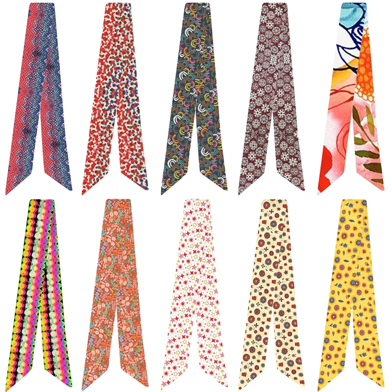 New Charm Fashion Butterfly Flower Print Bandana Ribbon Women Elegant Long Thin Neck Strap Headband Twill Silk Scarf
New Charm Fashion Butterfly Flower Print Bandana Ribbon Women Elegant Long Thin Neck Strap Headband Twill Silk Scarf