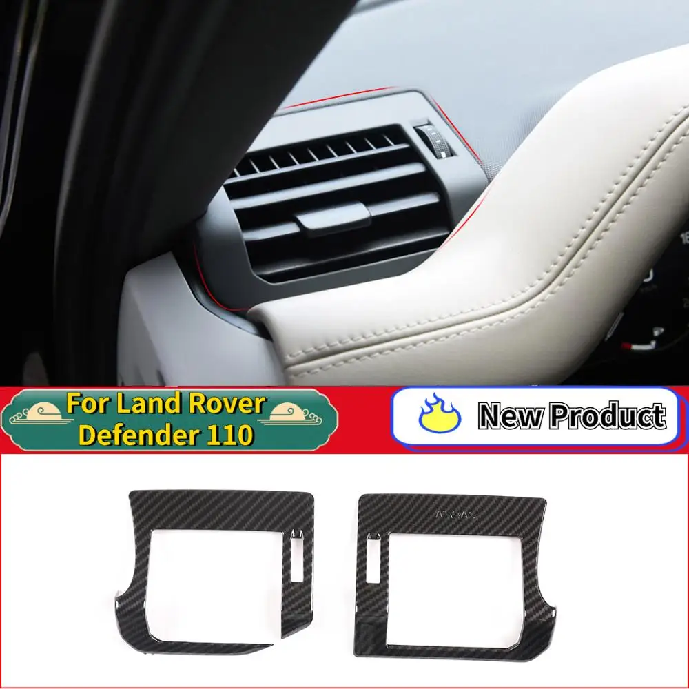 New product! For Land Rover Defender 110 Defender 130 2020ABS Carbon Fiber Texture Side AC Vent Frame Cover Trim Car Accessories
New product! For Land Rover Defender 110 Defender 130 2020ABS Carbon Fiber Texture Side AC Vent Frame Cover Trim Car Accessories