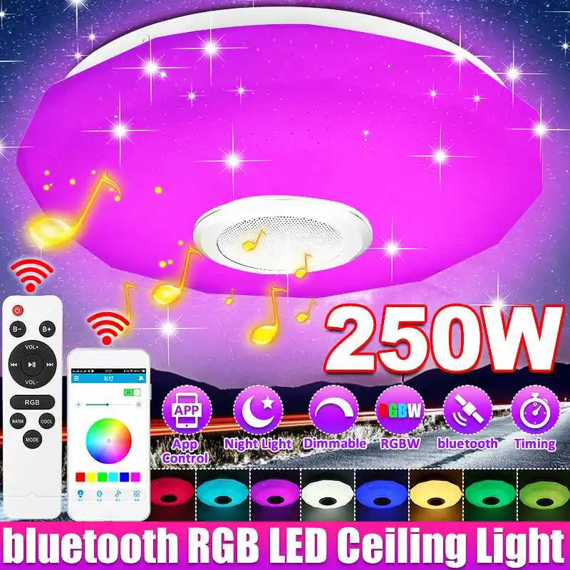 250W Modern Led Ceiling Lights Home Lighting Ceiling Lights for Living Room Bedroom Rgb Smart light APP bluetooth Music Light
250W Modern Led Ceiling Lights Home Lighting Ceiling Lights for Living Room Bedroom Rgb Smart light APP bluetooth Music Light