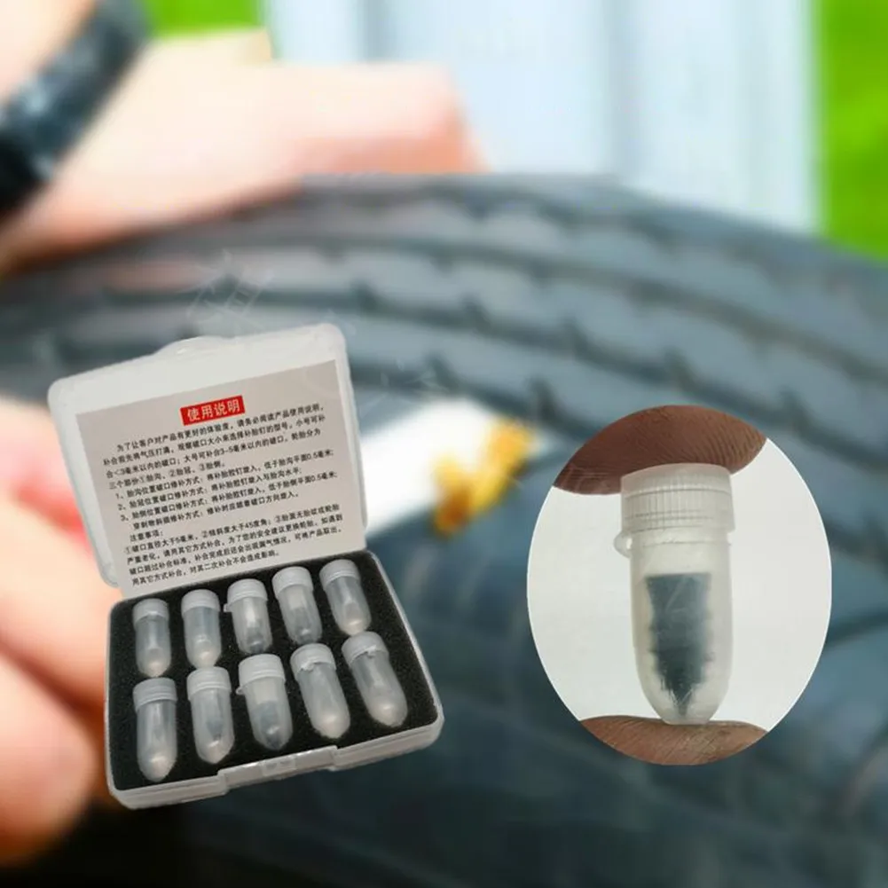 10 шт. резиновые гвозди для ремонта автомобильных бескамерных шин | Спорт и
