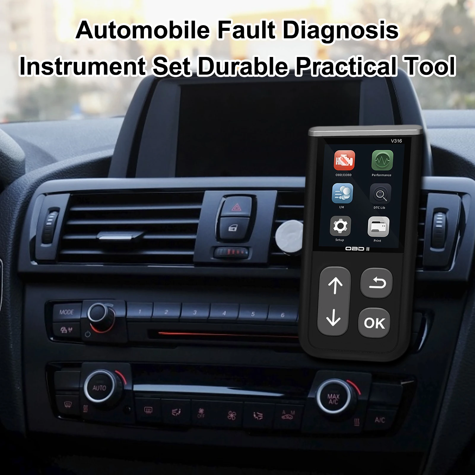 Automobile Fault Diagnosis Instrument Set Durable Practical Tool OBD2 Code Reading Card Diagnostic Kit Engine Clear Fault Code
Automobile Fault Diagnosis Instrument Set Durable Practical Tool OBD2 Code Reading Card Diagnostic Kit Engine Clear Fault Code