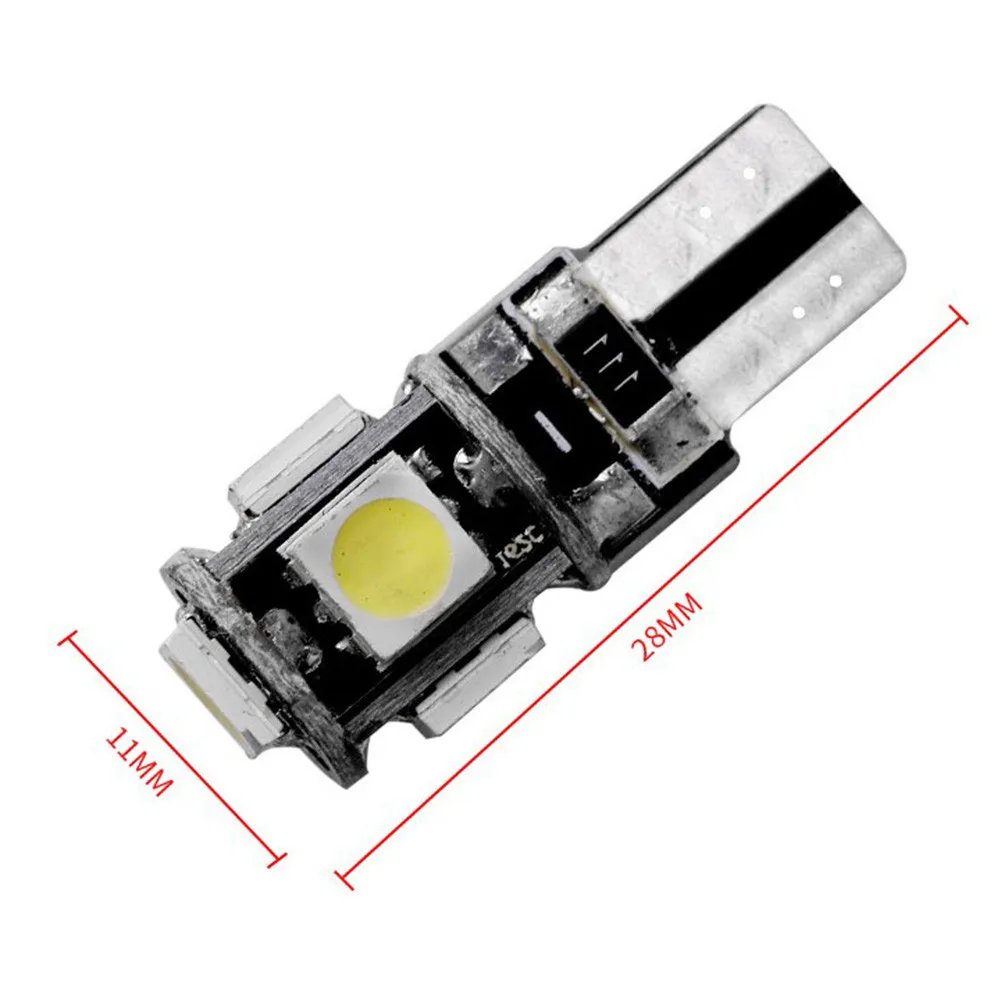 10х декодирующий светодиодный автомобильный светильник W5W T10 5050 5SMD, световой индикатор ширины, светильник для чтения, подходит для габаритны...
10х декодирующий светодиодный автомобильный светильник W5W T10 5050 5SMD, световой индикатор ширины, светильник для чтения, подходит для габаритны...