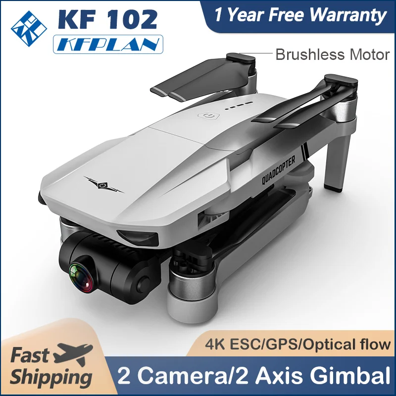 SJRC KF102 GPS Drone 4K 1080P HD 2 Axis Gimbal Professional 5G WiFi FPV RC Brushless Quadcopter With Camera Foldable Mini Dron
SJRC KF102 GPS Drone 4K 1080P HD 2 Axis Gimbal Professional 5G WiFi FPV RC Brushless Quadcopter With Camera Foldable Mini Dron
