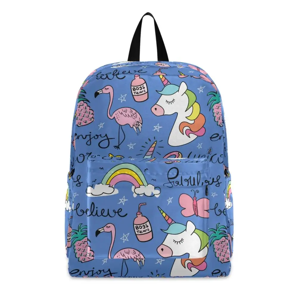 Новый рюкзак ZLAZA с единорогом, Женская дорожная сумка, милая водонепроницаемая сумка с несколькими карманами, Студенческая спортивная сумк... 
Новый рюкзак ZLAZA с единорогом, Женская дорожная сумка, милая водонепроницаемая сумка с несколькими карманами, Студенческая спортивная сумк...