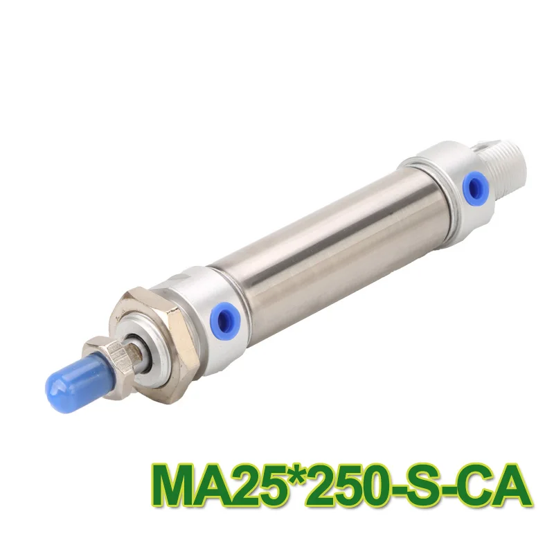 

MA25-250 MA Series Stainless Steel Mini Cylinder China Pneumatic Air Cylinder MA25*250-S-CA MA 25-250 25*250 25x250 model