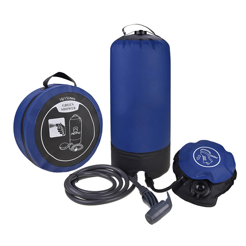 Camping Pressure Shower Bag with Foot Pump Lightweight Inflatable Pressure Shower Water Bag For Outdoors Camping Hiking Bathing
Camping Pressure Shower Bag with Foot Pump Lightweight Inflatable Pressure Shower Water Bag For Outdoors Camping Hiking Bathing