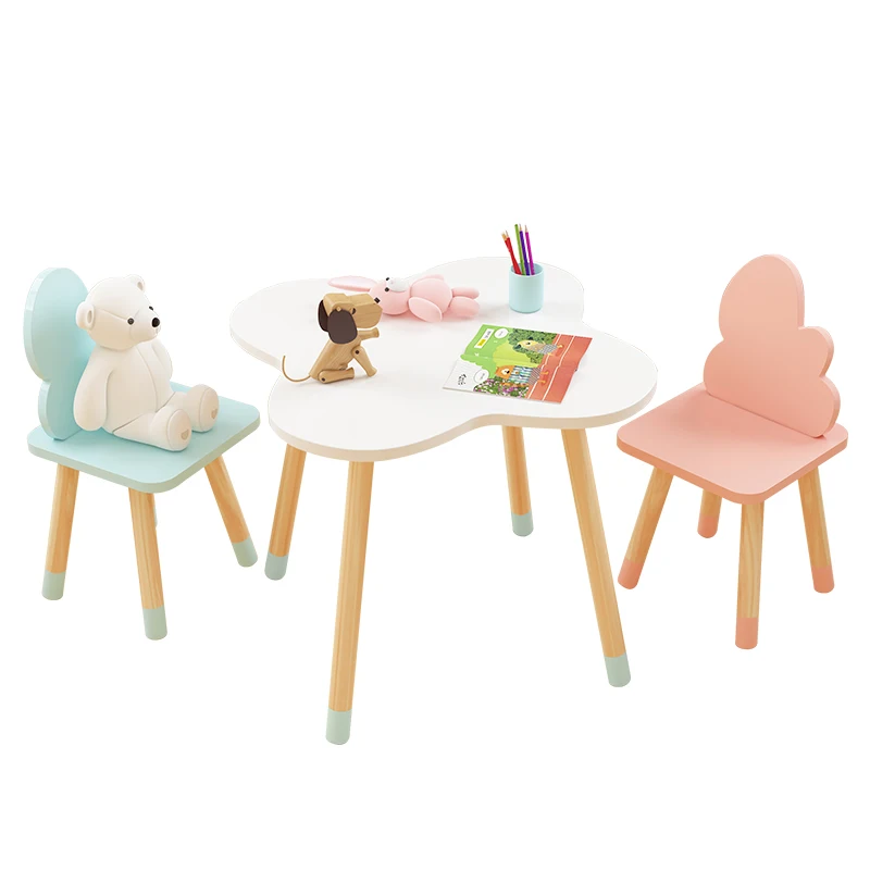 Ins Children's Study Table and Chairs Kindergarten Cartoon Cloud Small Table Writing Toy Game Table and Chair Set
Ins Children's Study Table and Chairs Kindergarten Cartoon Cloud Small Table Writing Toy Game Table and Chair Set