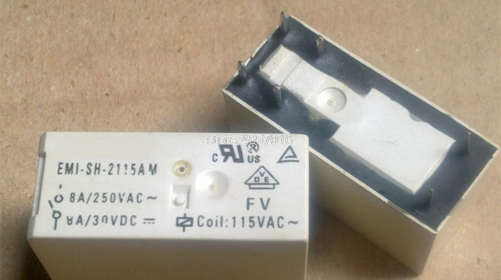 5 шт./лот реле EMI-SH-2115AM 115F-2A-115VAC 6-контактное двойное открытие 8A
5 шт./лот реле EMI-SH-2115AM 115F-2A-115VAC 6-контактное двойное открытие 8A