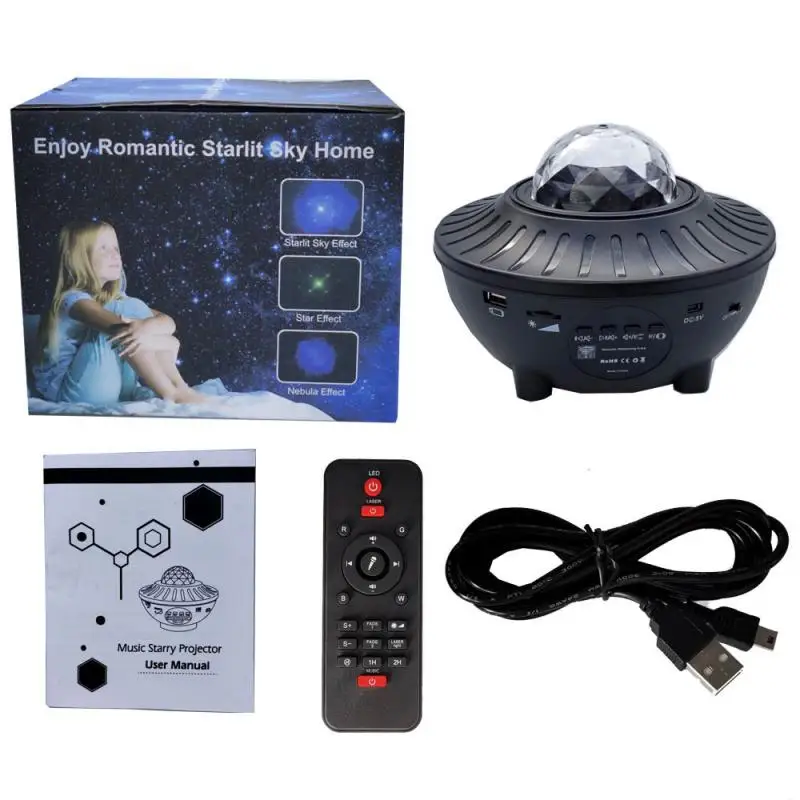 USB LED Star Water Wave Night Light Starry Sky Projector Light Music Voice Bluetooth Control Colorful Galaxy Gift For Kids, Wife
USB LED Star Water Wave Night Light Starry Sky Projector Light Music Voice Bluetooth Control Colorful Galaxy Gift For Kids, Wife