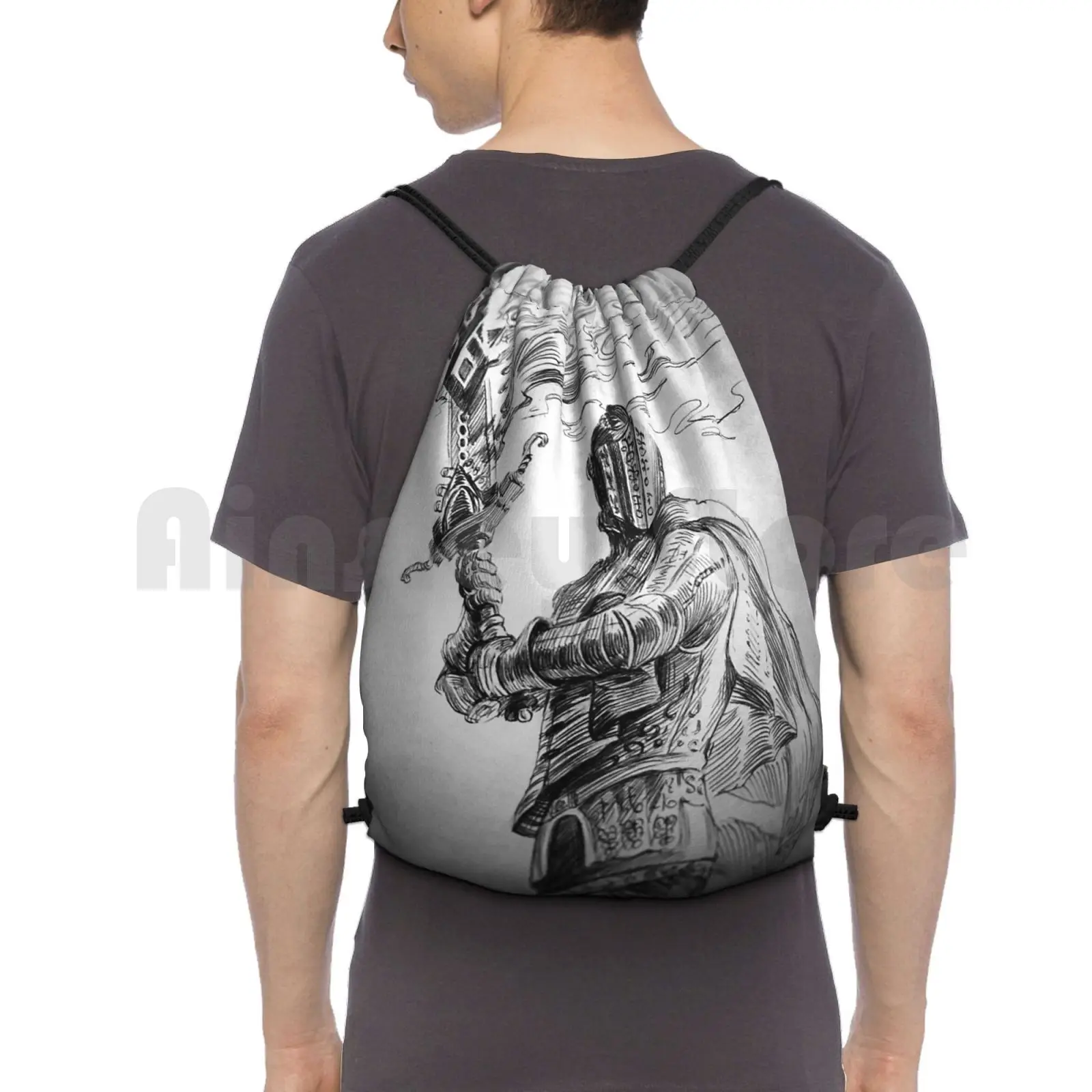 Sir Vilhelm Backpack Drawstring Bag Riding Climbing Gym Bag Dark Souls Dark Souls 3 Ink Pen Fantasy Video Games
Sir Vilhelm Backpack Drawstring Bag Riding Climbing Gym Bag Dark Souls Dark Souls 3 Ink Pen Fantasy Video Games