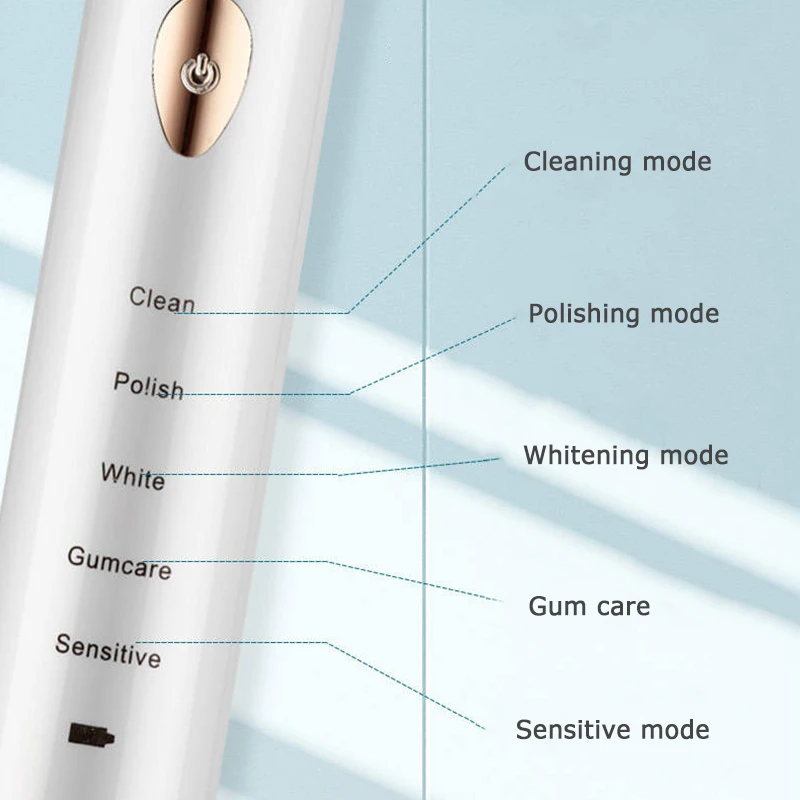 Powerful Ultrasonic Sonic Electric Toothbrush USB Rechargeable Tooth Brush Adult Electronic Washable Whitening Teeth Brush
Powerful Ultrasonic Sonic Electric Toothbrush USB Rechargeable Tooth Brush Adult Electronic Washable Whitening Teeth Brush