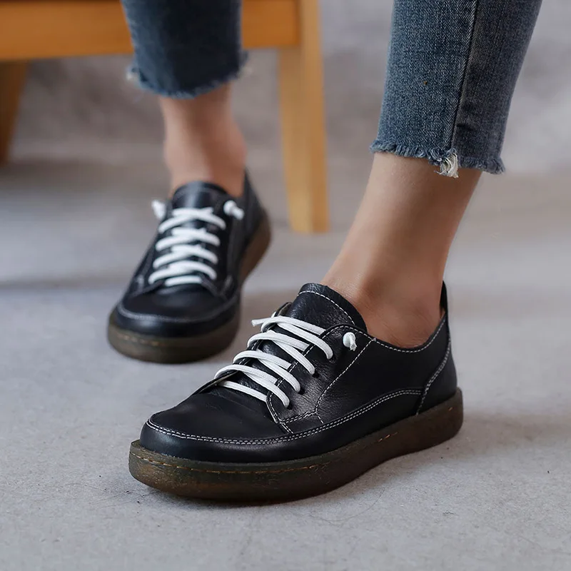 YourSeason Ladies Genuine Leather Platform Sneakers Handmade Concise Female Vintage Casual Shoes 2021 Spring Autumn
YourSeason Ladies Genuine Leather Platform Sneakers Handmade Concise Female Vintage Casual Shoes 2021 Spring Autumn