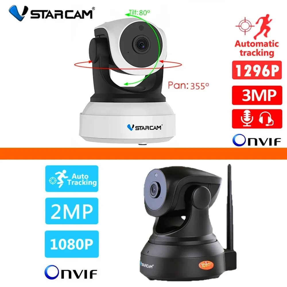 Vstarcam C24S 2MP/3MP 1080P HD ip камера безопасности Wifi тела автоматическое отслеживание ИК