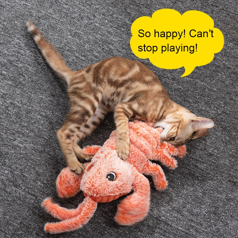 USB Charging Electric Fish Toy Charging Simulation Dancing Moving Floppy Lobster Cats Toy Tooth Cleaner Plush Pet Cat Toy
USB Charging Electric Fish Toy Charging Simulation Dancing Moving Floppy Lobster Cats Toy Tooth Cleaner Plush Pet Cat Toy