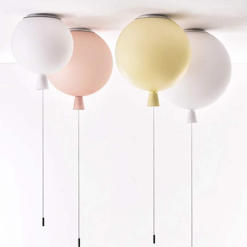 Nordic Children's Room Balloon Lamp Nordic Girl Boy Simple Modern LED Ceiling Lamp Lamp in the Living Room
Nordic Children's Room Balloon Lamp Nordic Girl Boy Simple Modern LED Ceiling Lamp Lamp in the Living Room