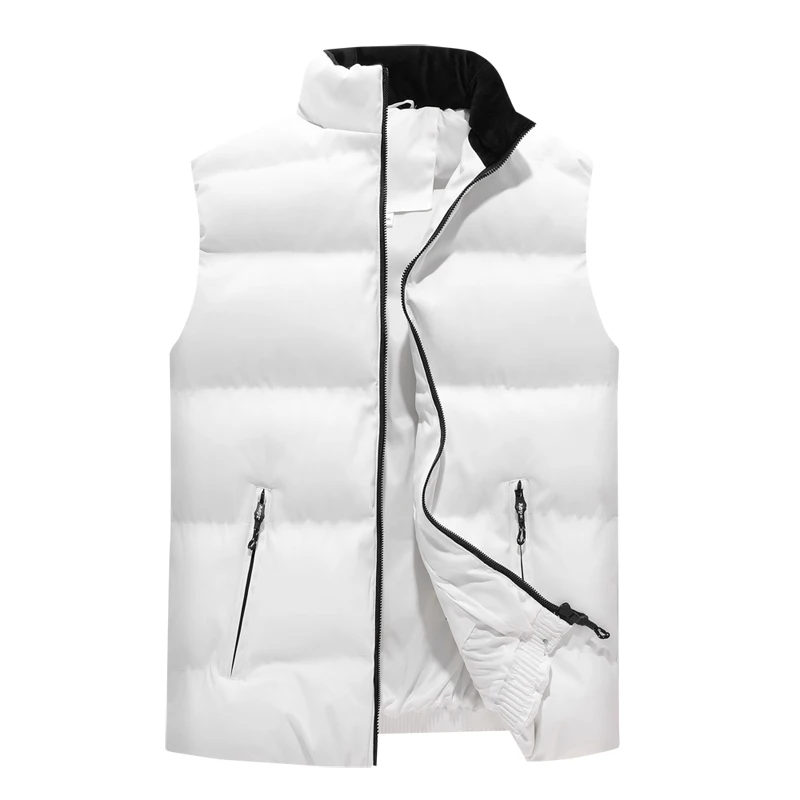 2021 Winter New Zippe Pocket Warm Men's Veste Casual Sleeveless Windbreak Coats Men Concise Fashion Vest Jacket
2021 Winter New Zippe Pocket Warm Men's Veste Casual Sleeveless Windbreak Coats Men Concise Fashion Vest Jacket