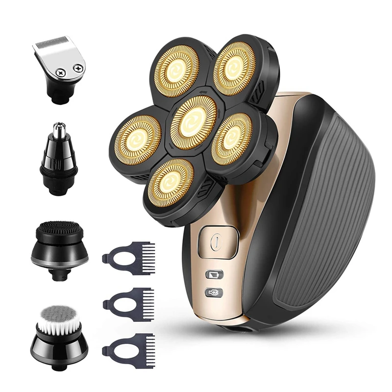 Electric Razor for Men- Upgrade 5 In1 Shavers for Men-Wet Dry Razor- Cordless Waterproof Beard Trimmer- USB Rechargeable
Electric Razor for Men- Upgrade 5 In1 Shavers for Men-Wet Dry Razor- Cordless Waterproof Beard Trimmer- USB Rechargeable