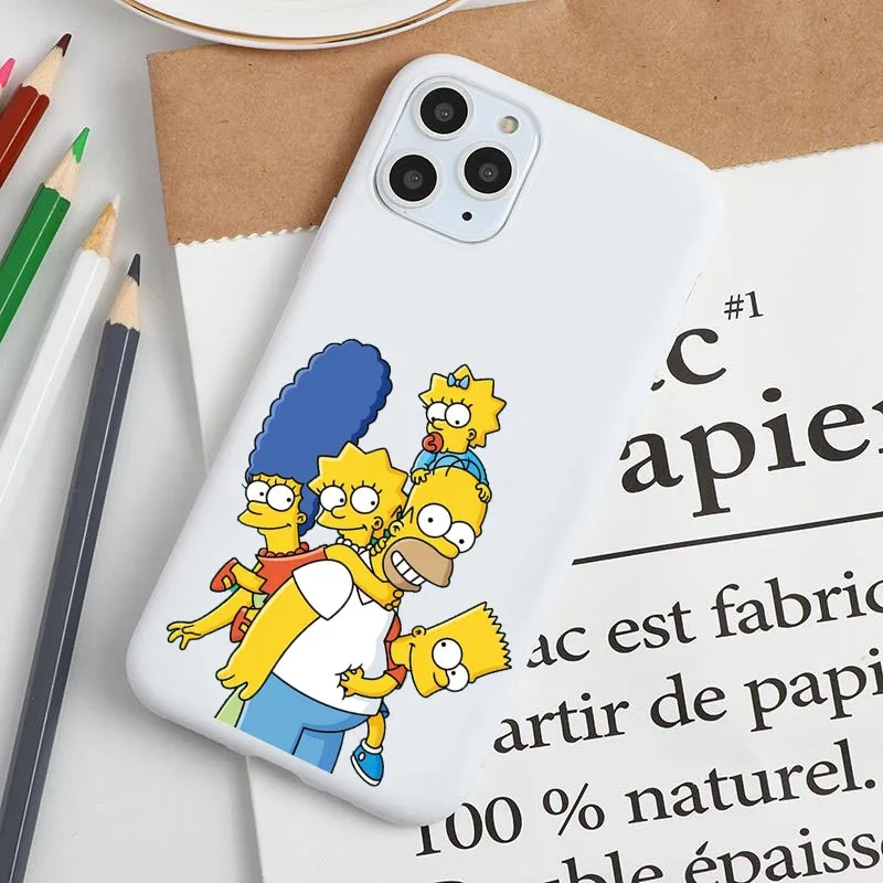Fashion Funny Simpson donuts white Soft silicone Cover Phone Case For iPhone 11 Pro Max 12 Pro Max 5S 6S 7 8 Plus X XR XS Max
Fashion Funny Simpson donuts white Soft silicone Cover Phone Case For iPhone 11 Pro Max 12 Pro Max 5S 6S 7 8 Plus X XR XS Max