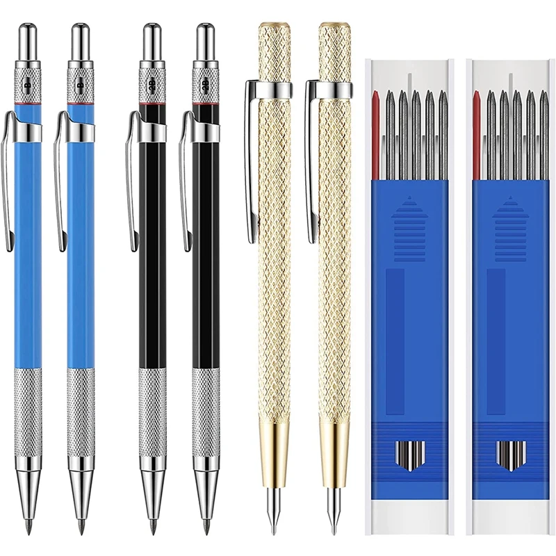 Carpenter Pencils with Marker Refills and Carbide Scriber Tool for Glass, Ceramics, Hardened Steel (30 Pieces)
Carpenter Pencils with Marker Refills and Carbide Scriber Tool for Glass, Ceramics, Hardened Steel (30 Pieces)