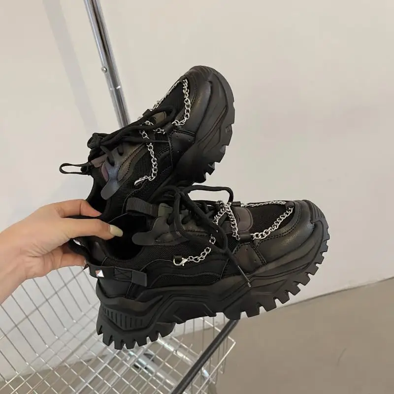 Designer Chunky Sneakers Women 2022 Fashion Metal Chain Thick Sole Casual Platform Sneakers Women Sport Ladies Shoe Basket
Designer Chunky Sneakers Women 2022 Fashion Metal Chain Thick Sole Casual Platform Sneakers Women Sport Ladies Shoe Basket