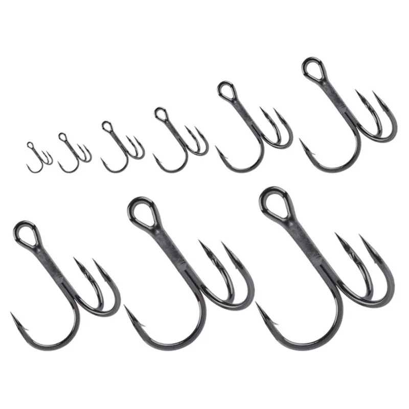 60pcs Three Hooks Fishing Hooks Set Carbon Steel Single Circle Fishhook Fly Fishing Jip Barbed Carp Hooks Sea Tackle Accessories
60pcs Three Hooks Fishing Hooks Set Carbon Steel Single Circle Fishhook Fly Fishing Jip Barbed Carp Hooks Sea Tackle Accessories