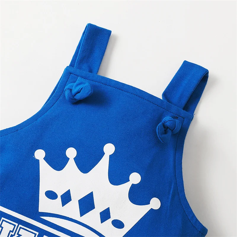 2021 Summer New Arrival Baby Boys Letter Crown Print Romper Sleeveless Square Collar Short Jumpsuit Infants Playsuits
2021 Summer New Arrival Baby Boys Letter Crown Print Romper Sleeveless Square Collar Short Jumpsuit Infants Playsuits